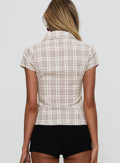 Seidig Locker Geschnittene Bluse für Mühelosen Alltags-Chic