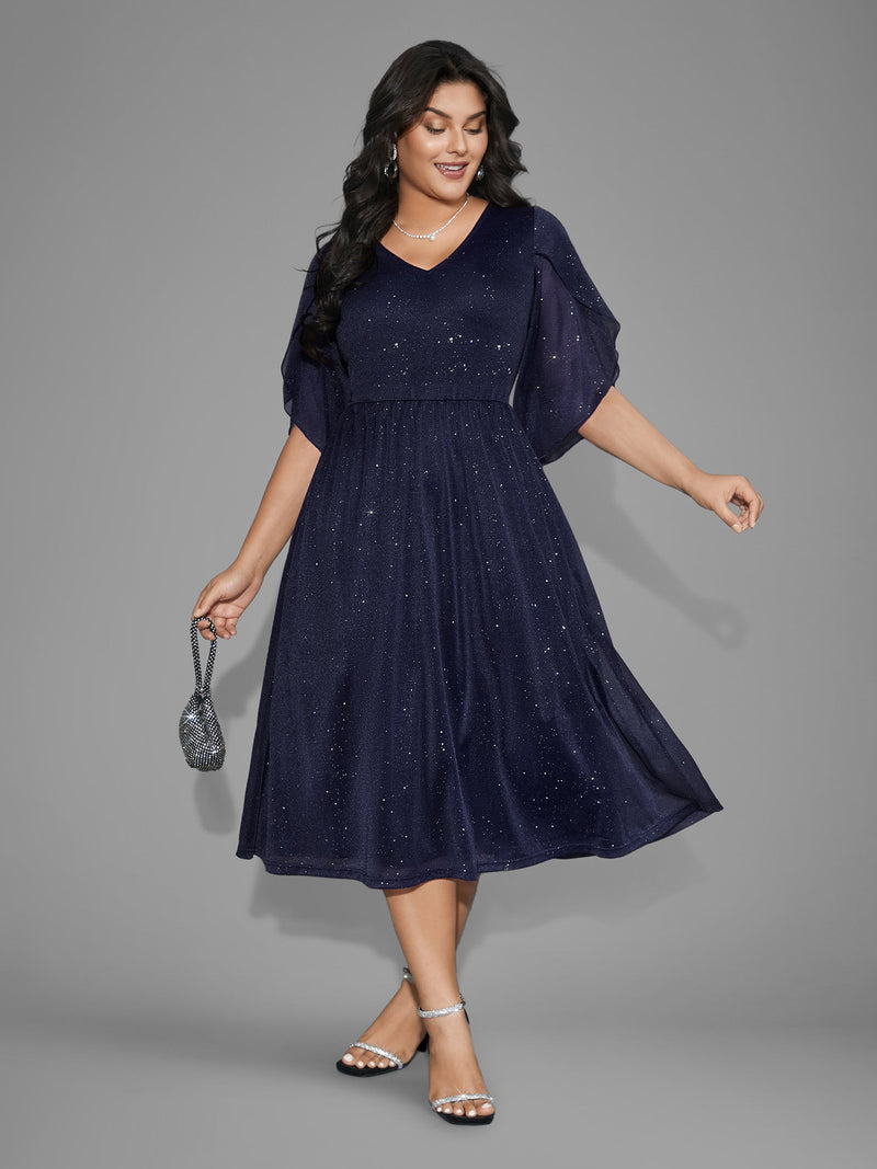 Himmlische Eleganz – Funkelndes Abendkleid ✨