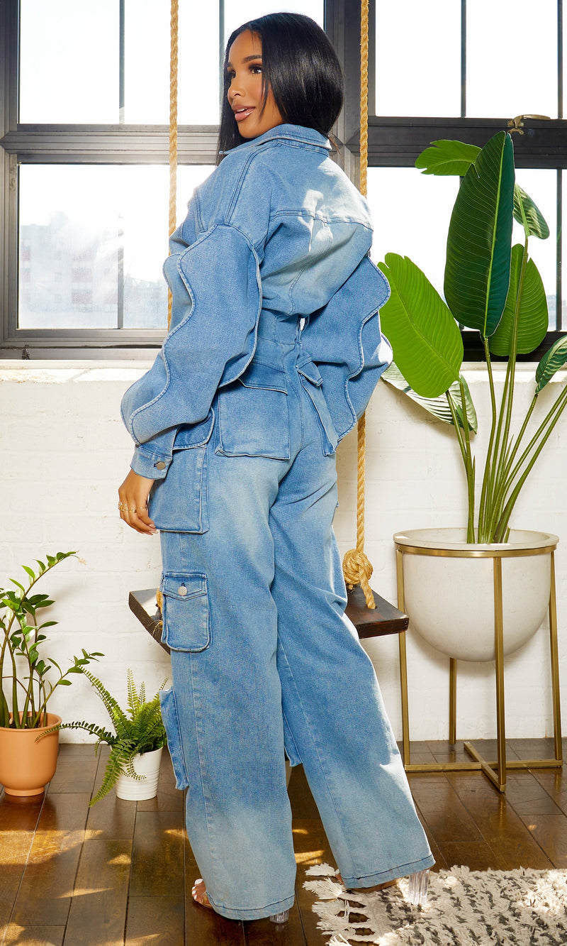 Denim Jumpsuit - Müheloser Stil, ultimativer Komfort!