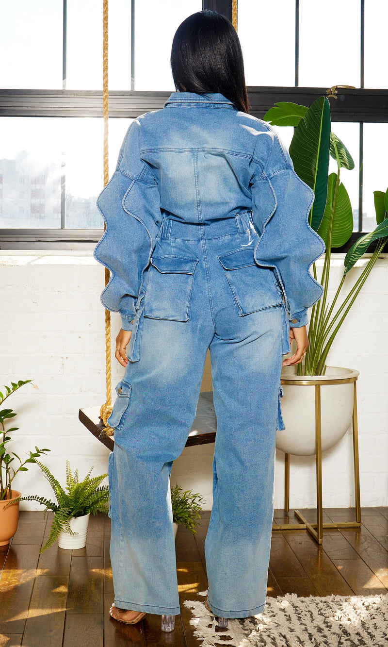 Denim Jumpsuit - Müheloser Stil, ultimativer Komfort!