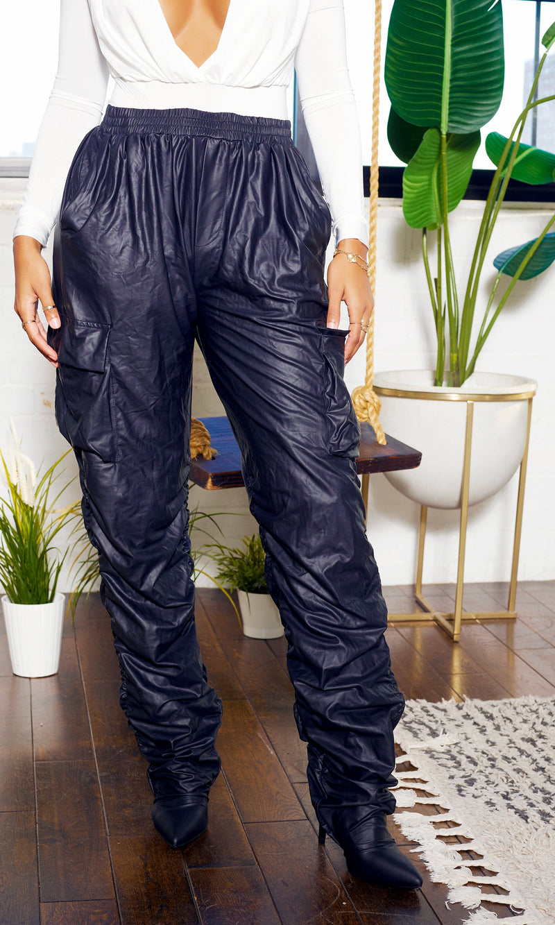 FAB Oversized Stretch Pant Boots-warm und stilvoll