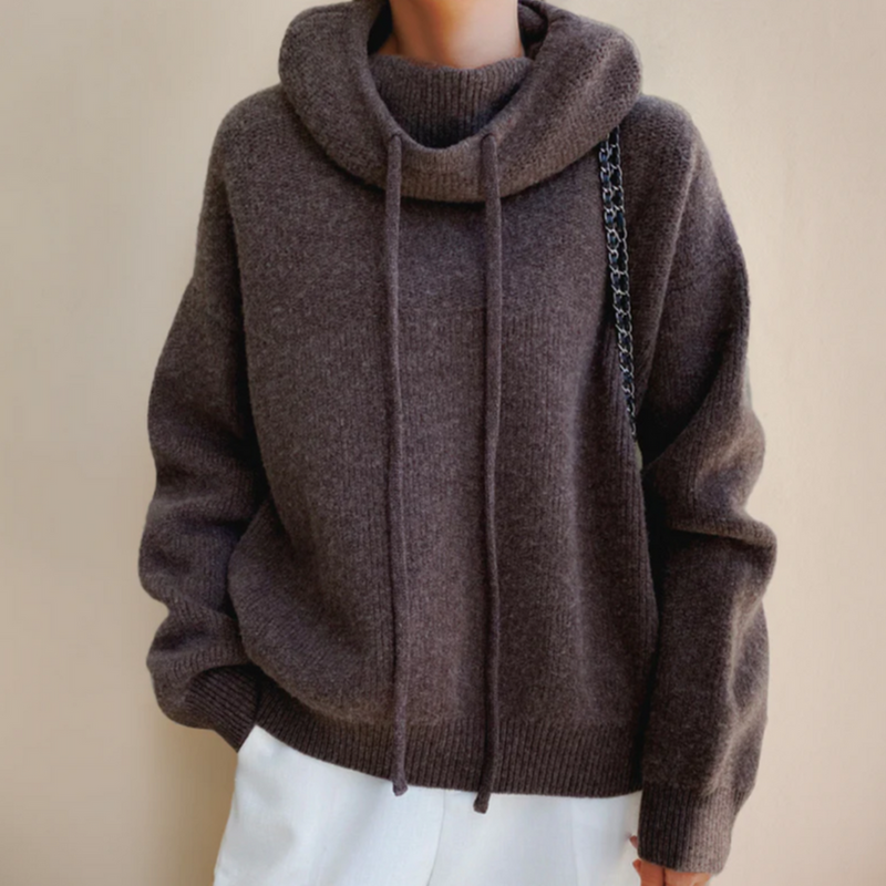 Rebekka – Stricken Kapuzen Pullover