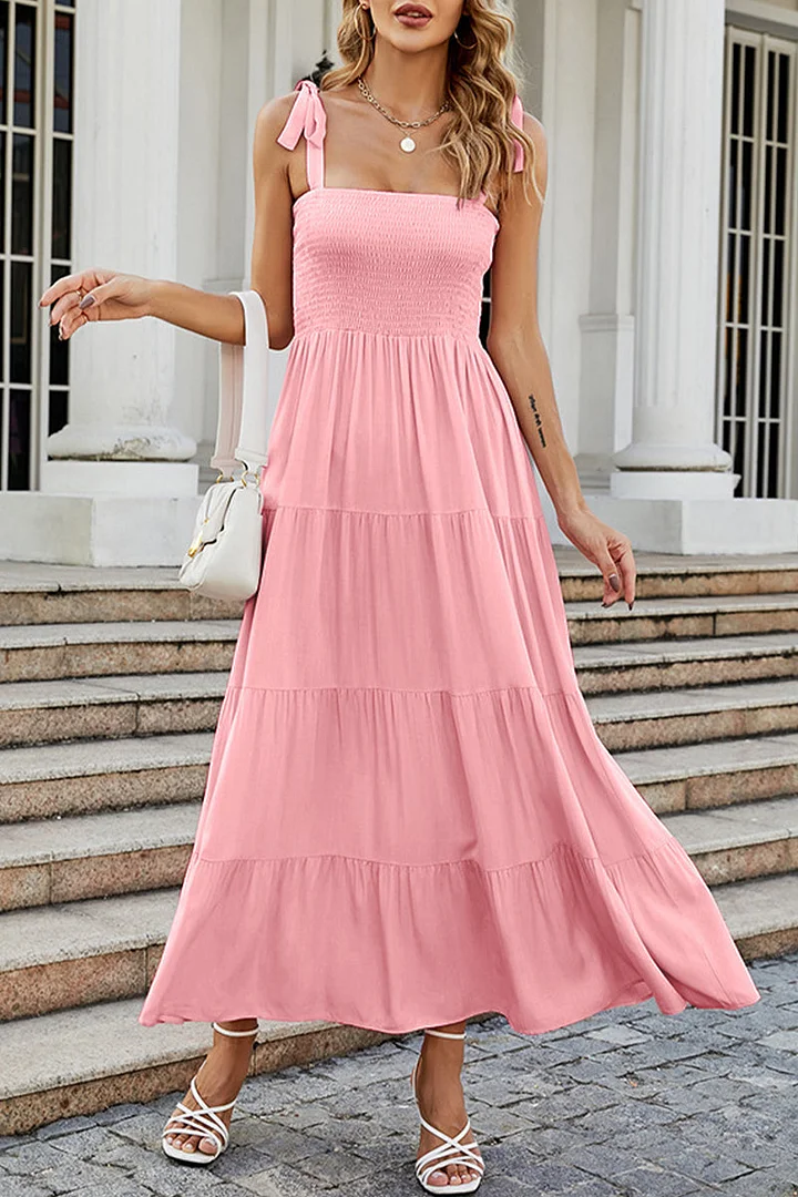 Bedrucktes Trägerkleid mit Patchwork im urbanen Stil