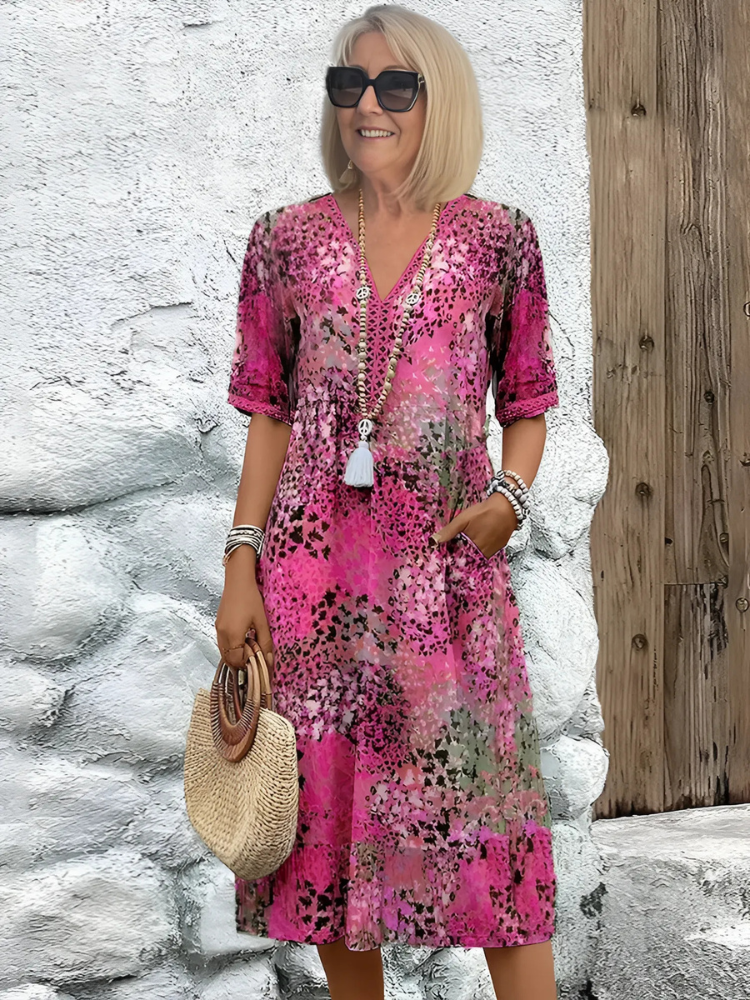 Journi | Lebhaftes Midikleid