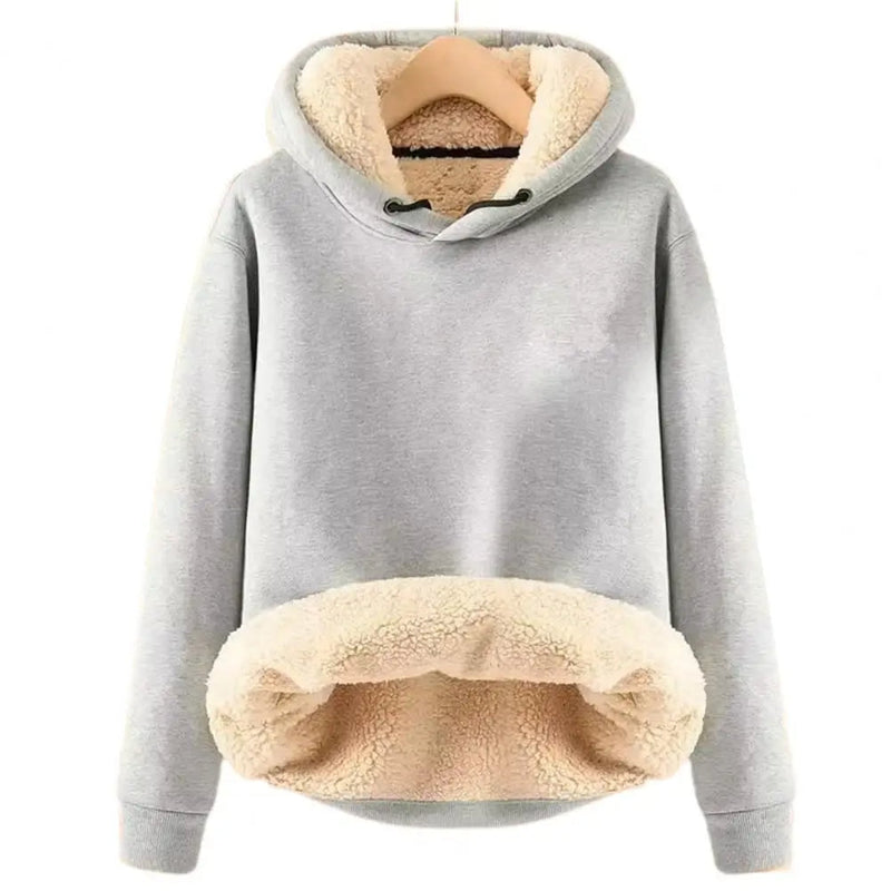 Niki - Sherpa Fleece Jacke mit Kapuze