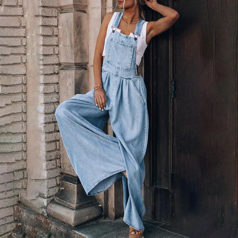 Yvette - Denim-Overall