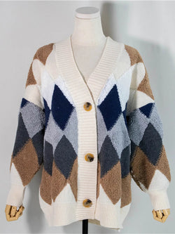 Ottilie - Schicker karierter Cardigan