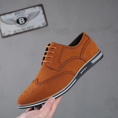 Men's Flyknit Derby Shoes Breathable Comfortable