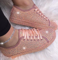 Crystal Sneakers- ✨ Glänze mit jedem Schritt!