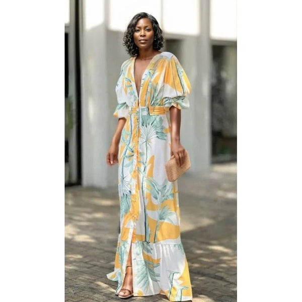Olivia | Anmutiges Maxikleid mit romantischen Details