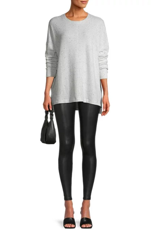 Kraftvoll & Schmeichelhaft | High-Waist Leggings im Leder-Look