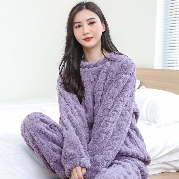 Nina - Extra warmer Winterpyjama aus weichem Fleece