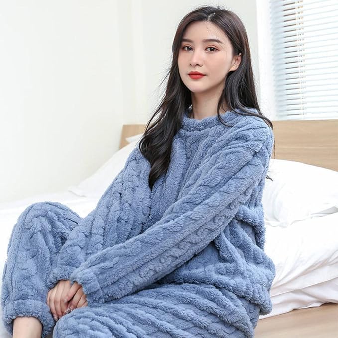 Nina - Extra warmer Winterpyjama aus weichem Fleece