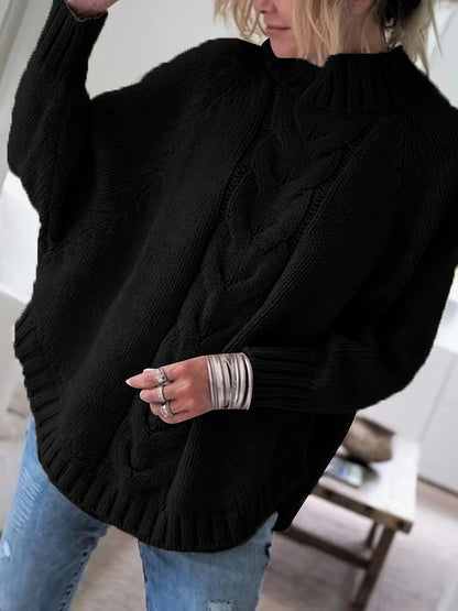 Gemütlicher Grobstrickpullover