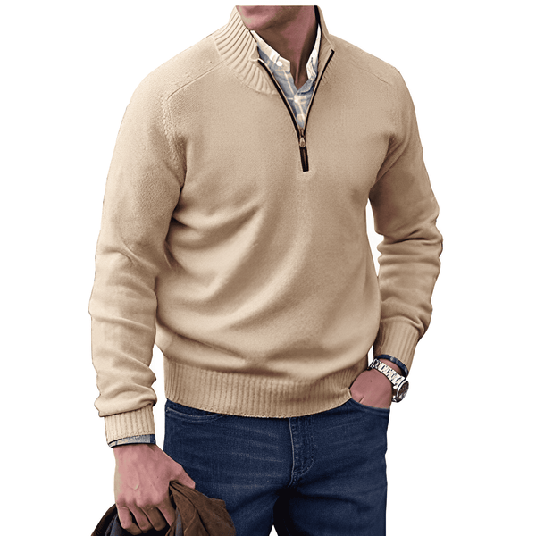 Alex - Eleganter Pullover mit Reißverschluss