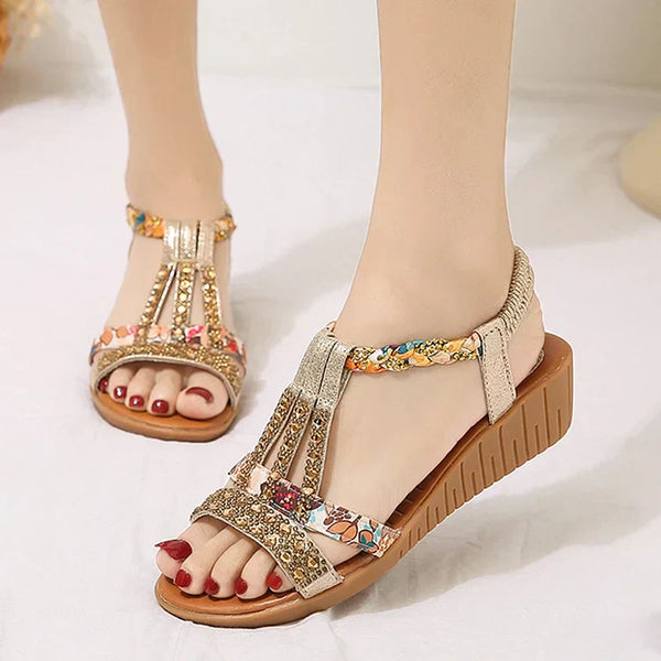 Sariah | Elegante Kristall-Sandalen für Frauen