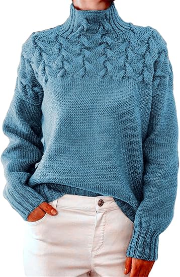 Turtleneck Sweater- Eingehüllt in Wärme, mühelos gestylt