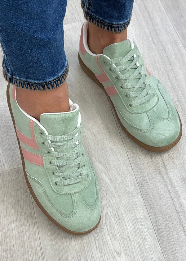Winona Retro-Sneakern in Mintgrün