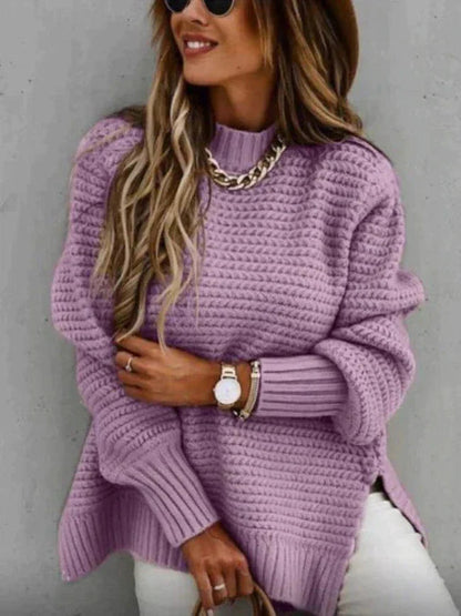 Gemütlicher Strickpullover mit eleganter Passform