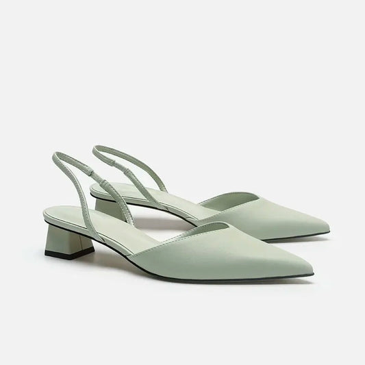 Elegante grüne leichte Pumps für täglichen Komfort