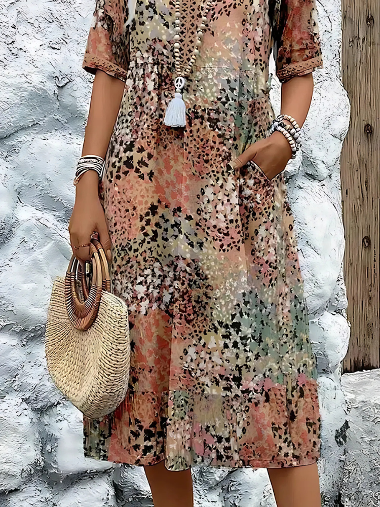 Journi | Lebhaftes Midikleid