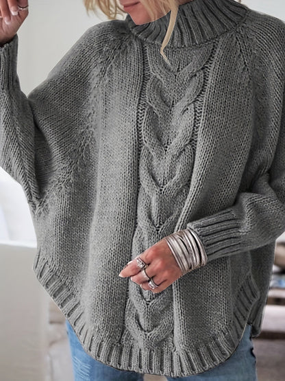 Gemütlicher Grobstrickpullover