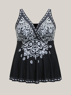 Badeanzugkleid mit Paisley-Muster