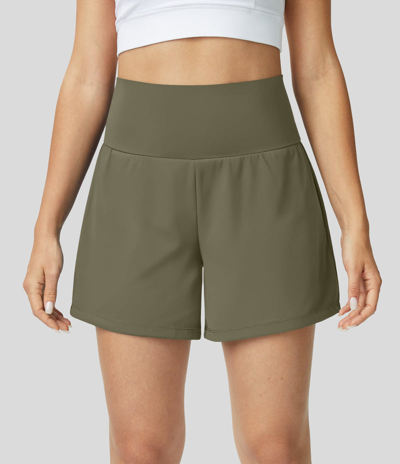 Sandra - 2-in-1-Yoga-Shorts mit Taschen