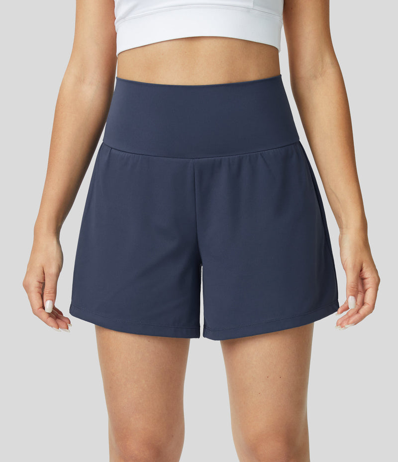 Sandra - 2-in-1-Yoga-Shorts mit Taschen