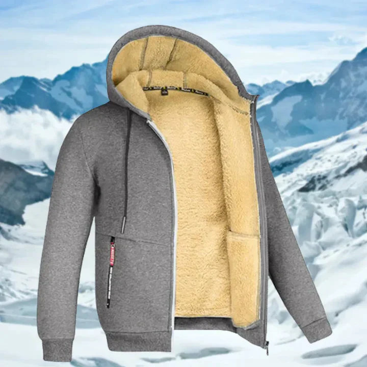 Gerben - Herren Winterjacke mit Kapuze und Fleece