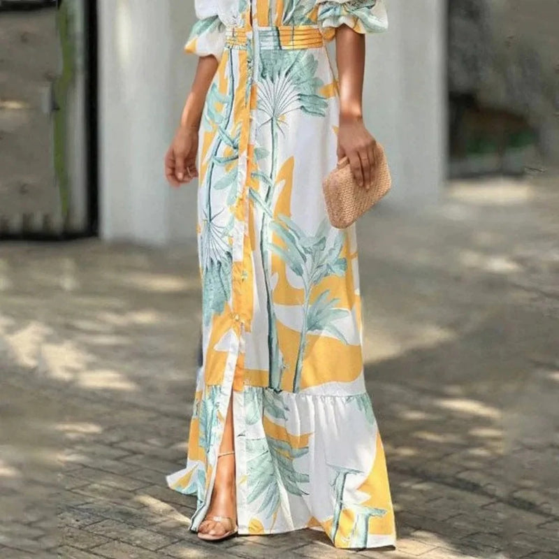 Olivia | Anmutiges Maxikleid mit romantischen Details