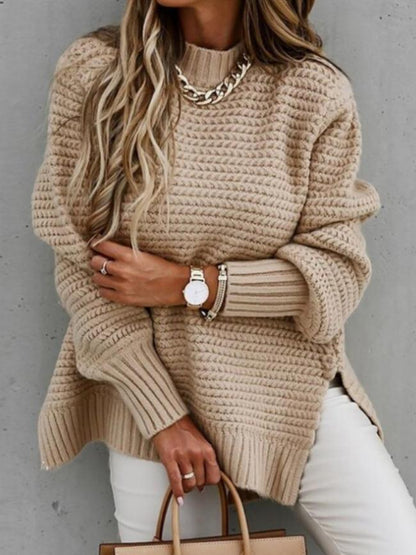 Gemütlicher Strickpullover mit eleganter Passform