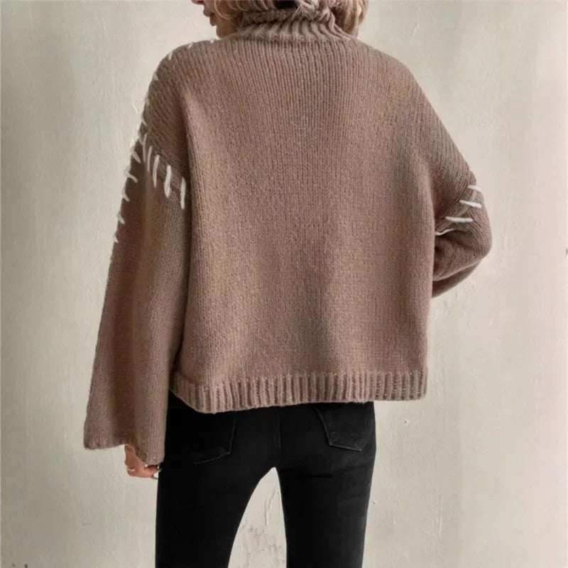 Gemütlicher Strickpullover für stilvollen Komfort