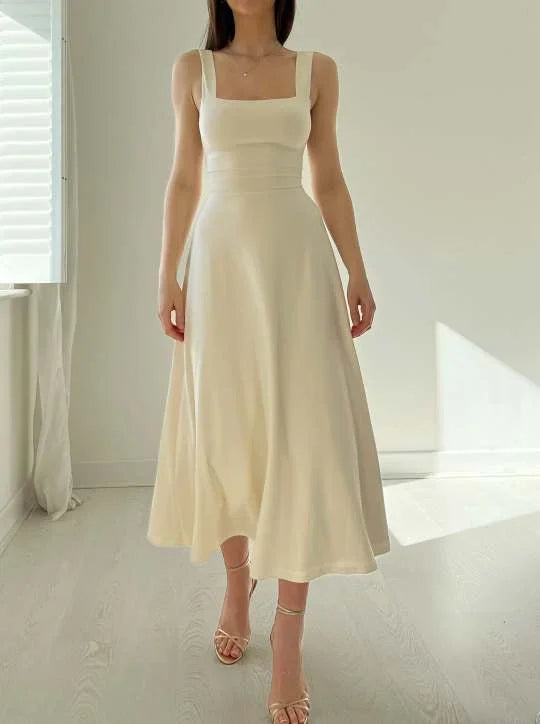 Heidi-Mode | Audrey Midi Kleid Wendbar Aus Organischem Bambus Mit Taschen