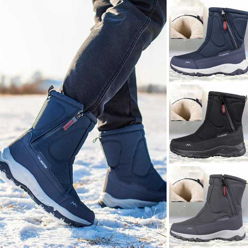 Leon - Die besten modischen Mesh Mid-Calf Schneestiefel