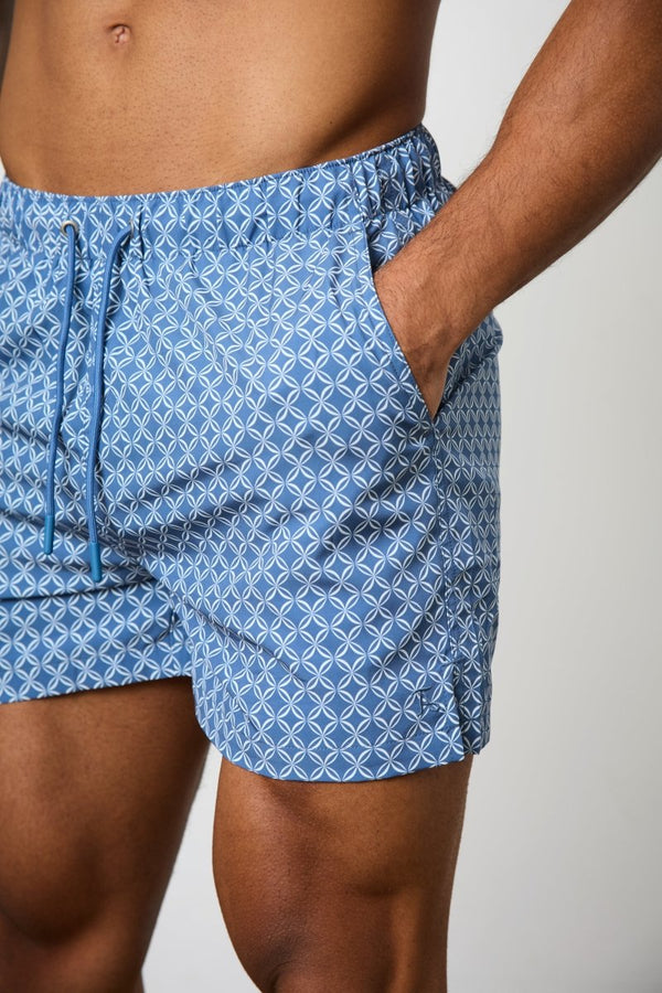 Shorts mit Kreis-Muster