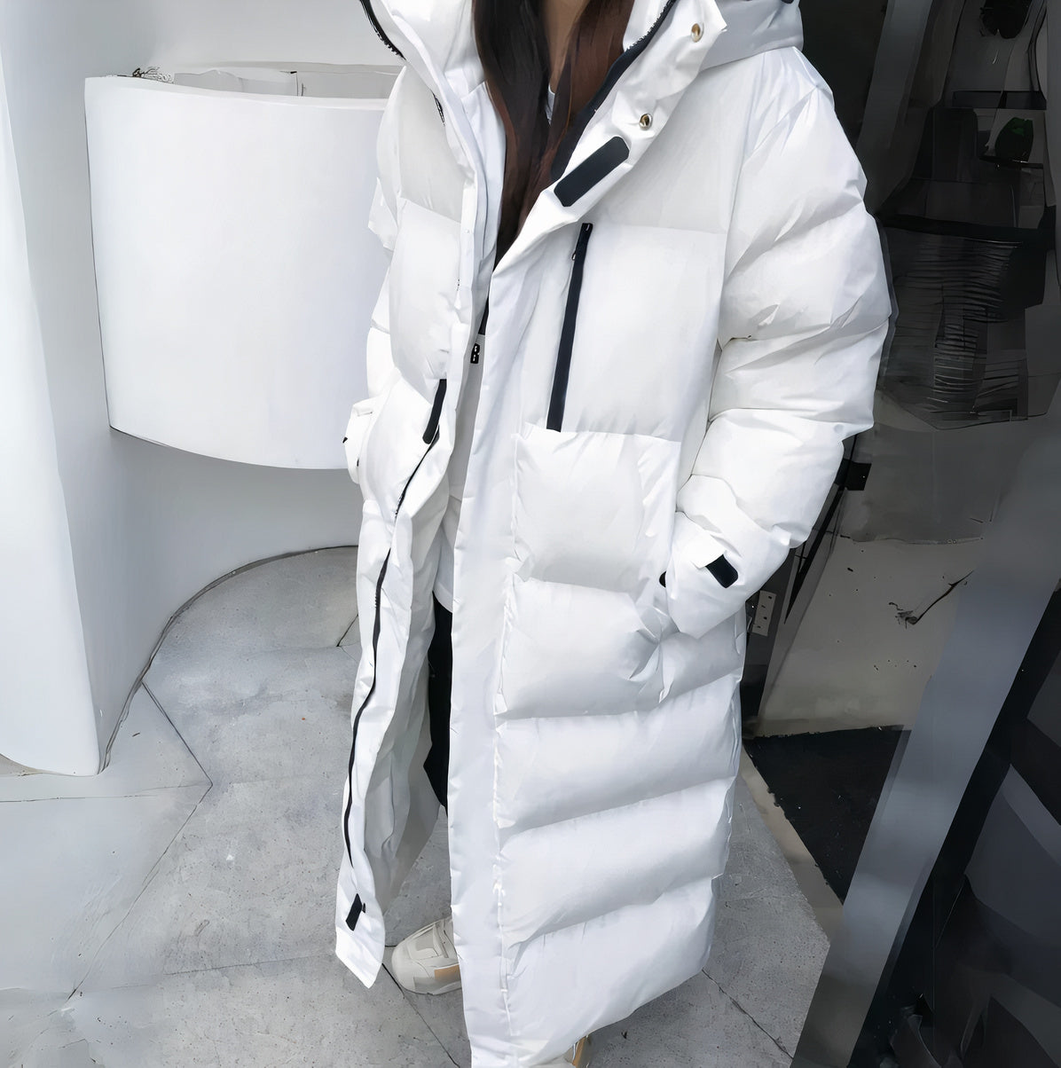 Rowena™ - Wasser- und winddichte lange Jacke