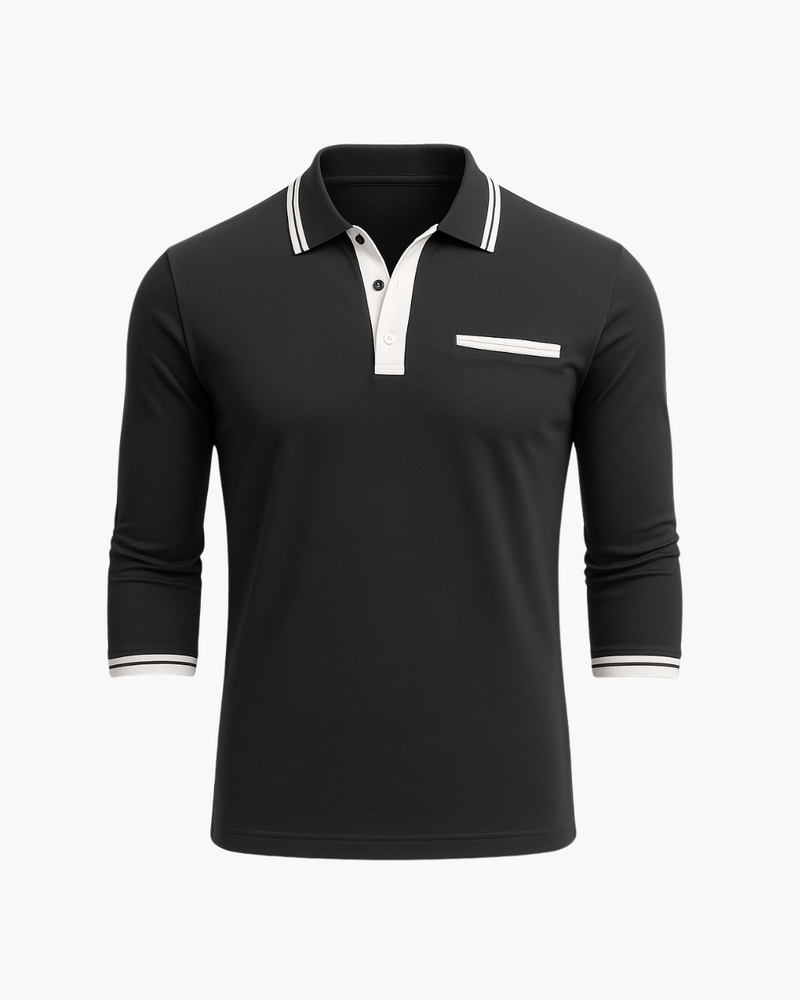 Poloshirt mit modernem Touch