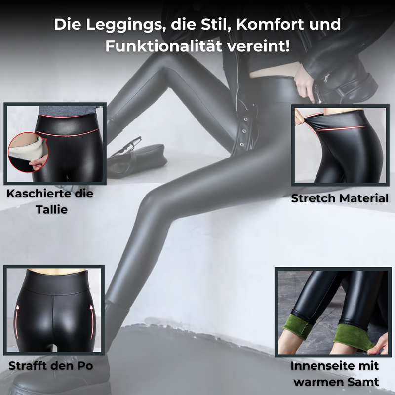VixenTher Sexy Thermo-Lederleggings
