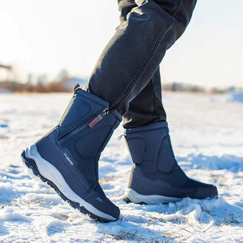 Leon - Die besten modischen Mesh Mid-Calf Schneestiefel