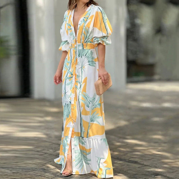 Olivia | Anmutiges Maxikleid mit romantischen Details