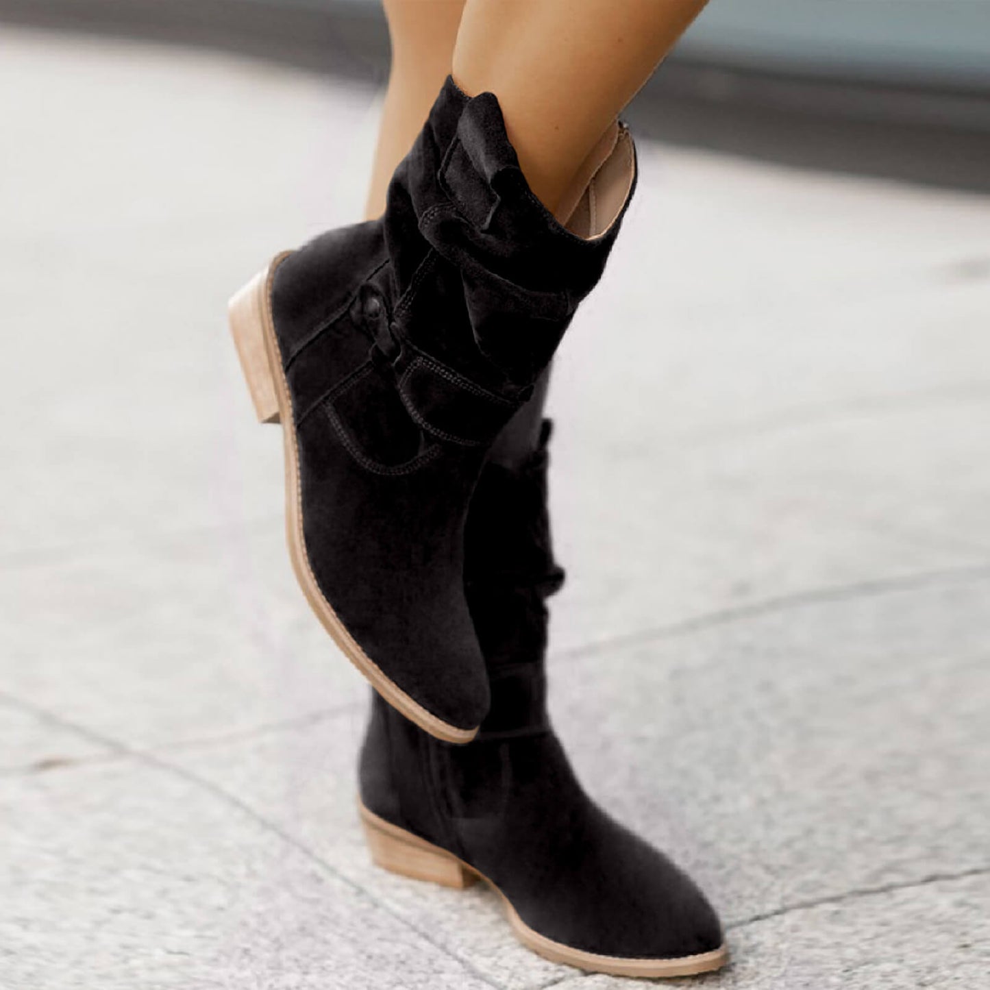 Heike - The unique and comfortable suede boot