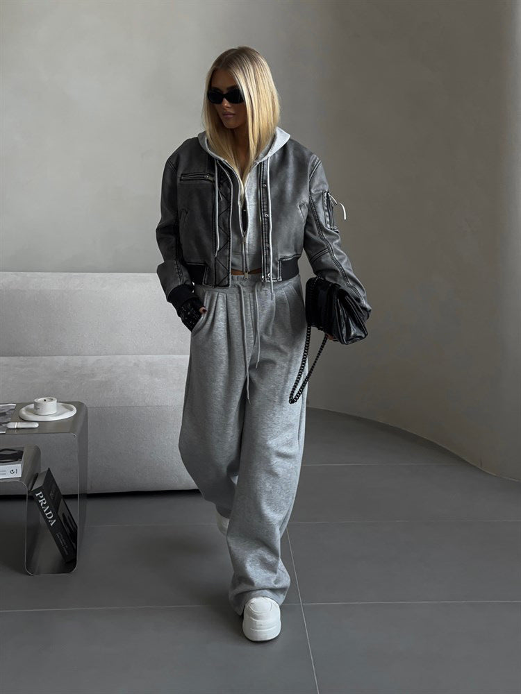 Zip-Up Hoodie & Jogger Set - Ultimativer Komfort & Müheloser Stil