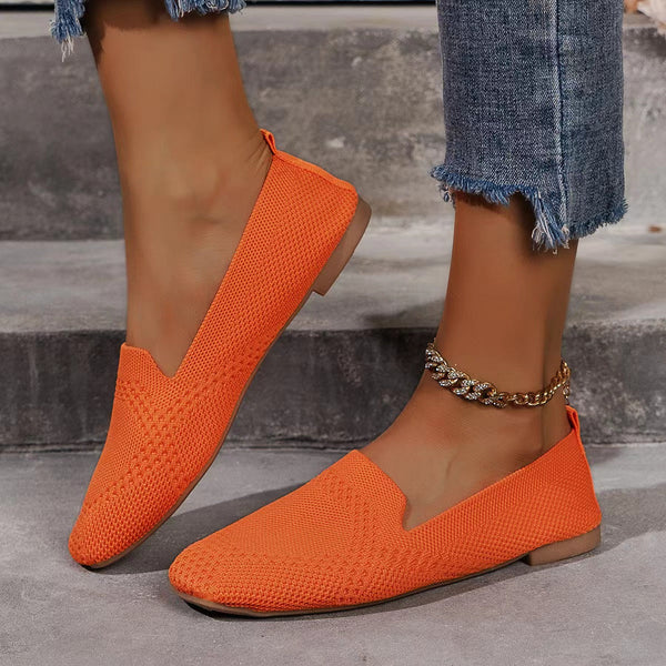 Damen Stylische Leichte Flyknit Sportschuh Casual Schuhe