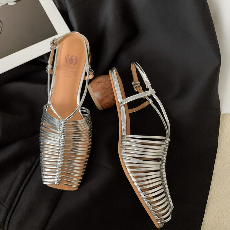 Keyla Peeptoe-Blockabsatz-Sandalen mit Absatz