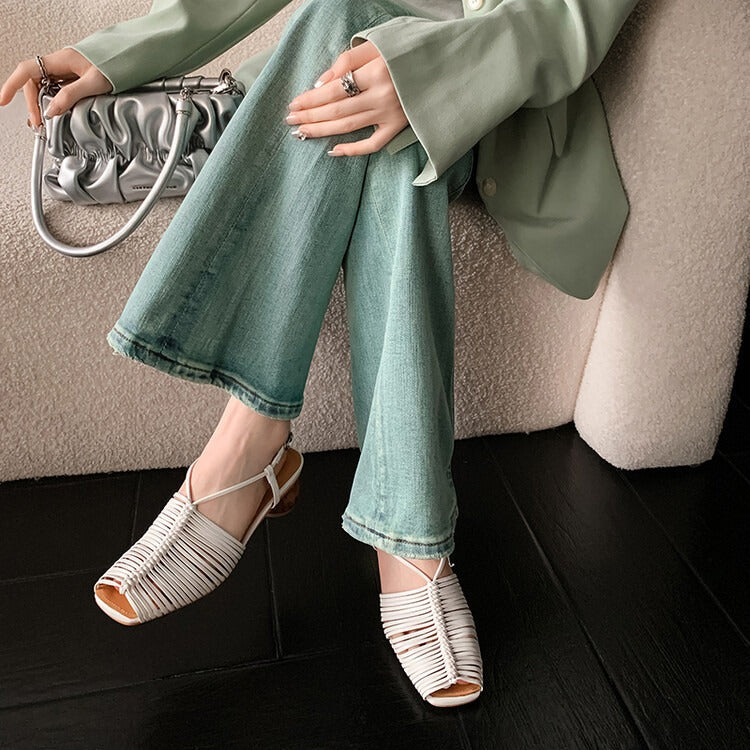 Keyla Peeptoe-Blockabsatz-Sandalen mit Absatz