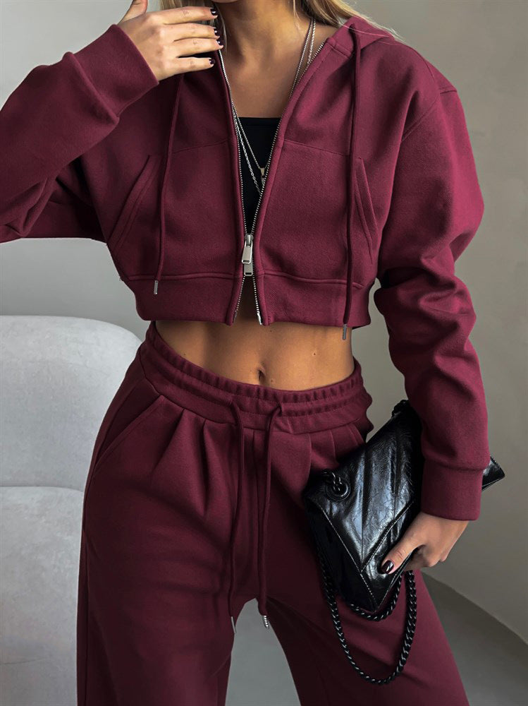 Zip-Up Hoodie & Jogger Set - Ultimativer Komfort & Müheloser Stil