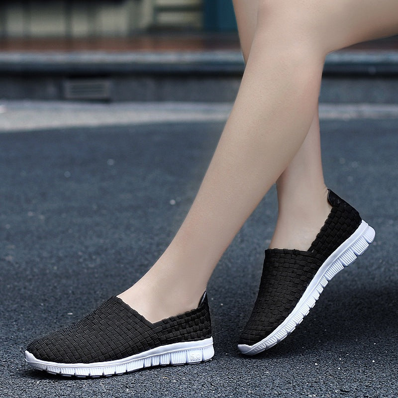 Owlkay Bequemer und lässiger Schuh mit weicher Sohle