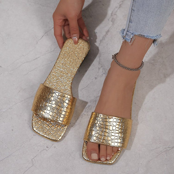 Spitz zulaufende Rhinestone Offene Zehen Absatzschuhe