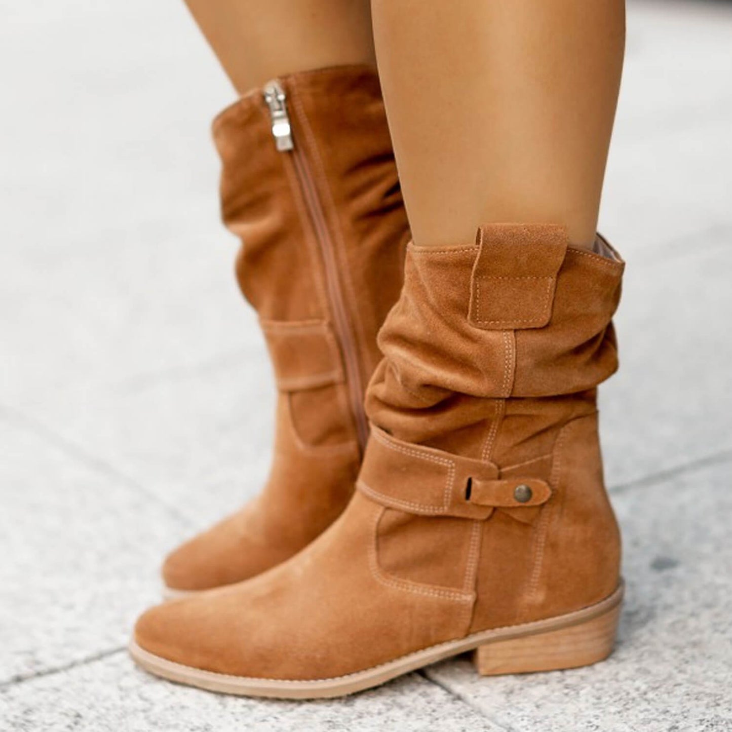 Heike - The unique and comfortable suede boot